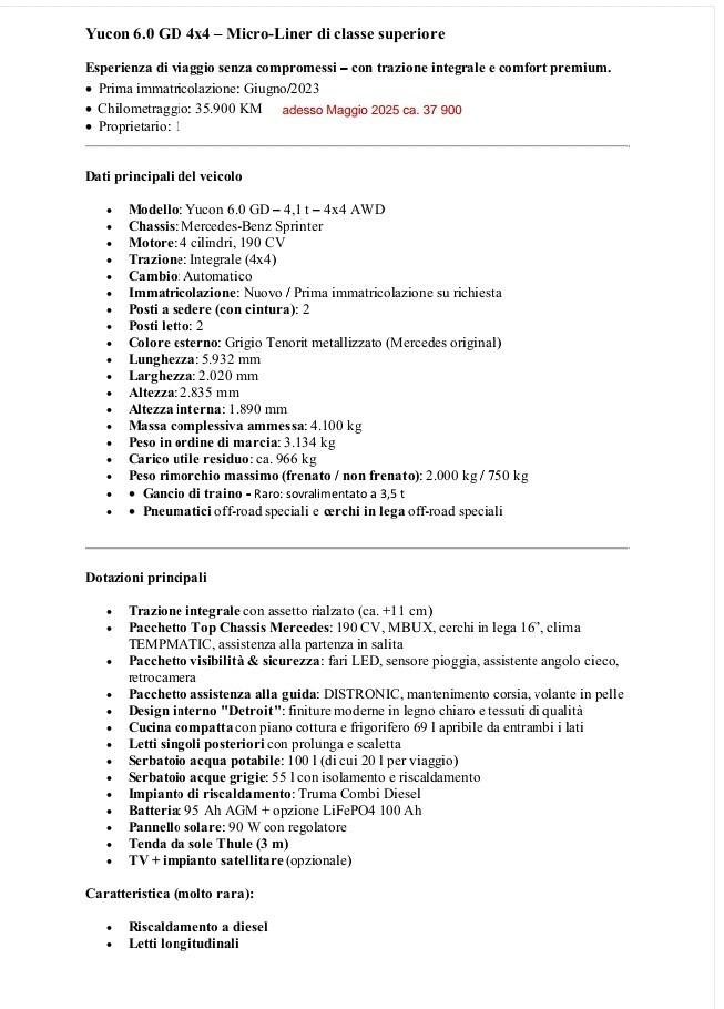 Mercedes-benz Yucon 6.0 4x4