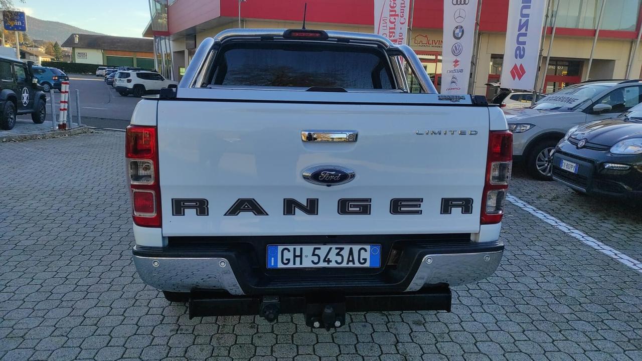 FORD RANGER 2.0 AUTOMATICA 213 CV DC Limited GANCIO TRAINO