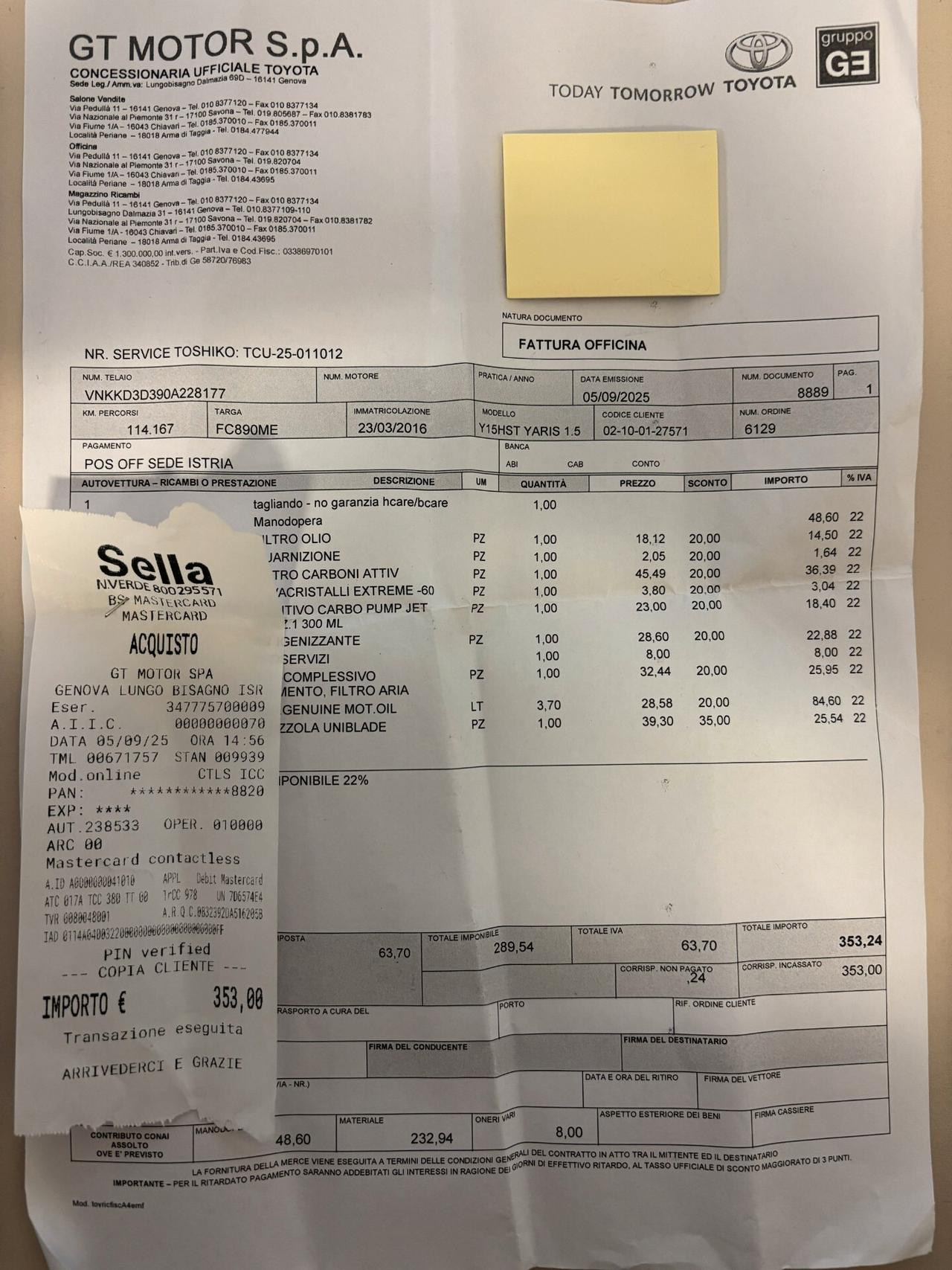 Toyota Yaris 1.5 Hybrid 5 porte Active GARANZIA TOYOTA