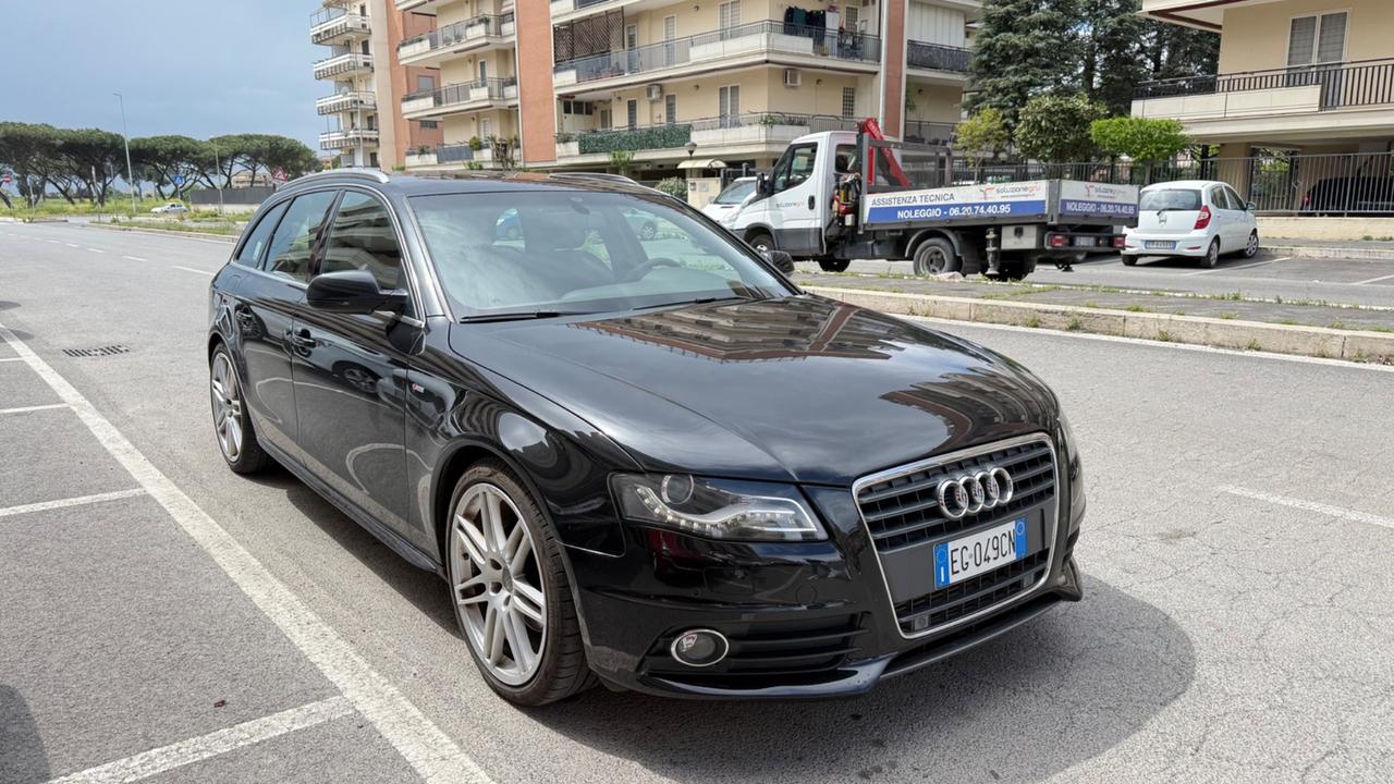 Audi A4 Avant 2.0 TDI 143CV F.AP. multitronic S.LINE LED NAVI TETTO APRIBILE PDC ALCANTARA BLUETOOTH CERCHI