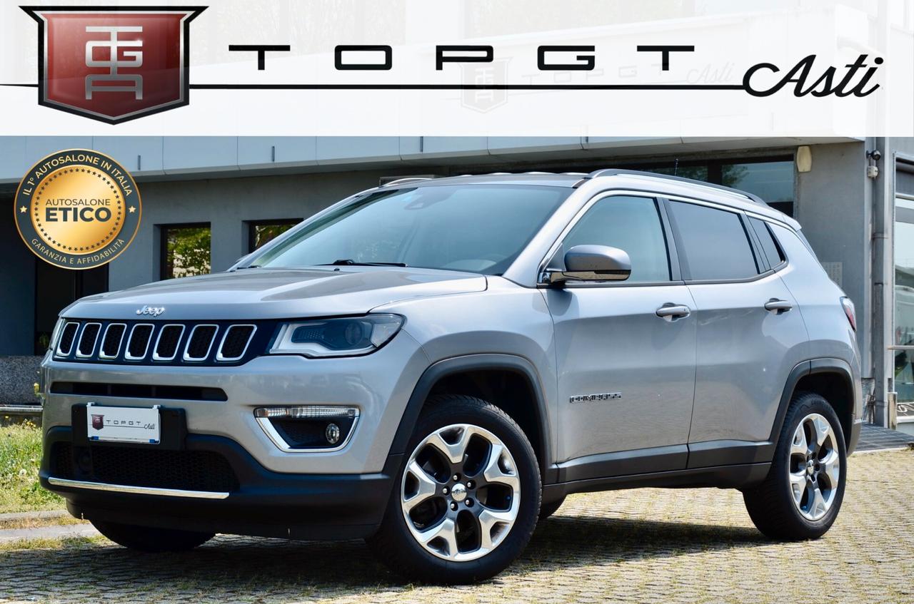 JEEP COMPASS 2.0 MJT LIMITED 4wd 140cv AUTO, UFF ITALIANA, SERVICE CON FATTURE, EURO 6B, PERMUTE