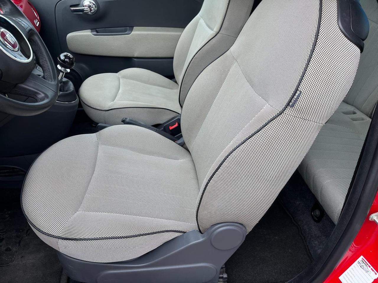 Fiat 500 lounge -1.2 benz-km 73000-2011