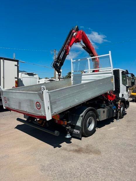 Iveco Eurocargo 100E21 Ribaltabile trilaterale+Gru FASSI