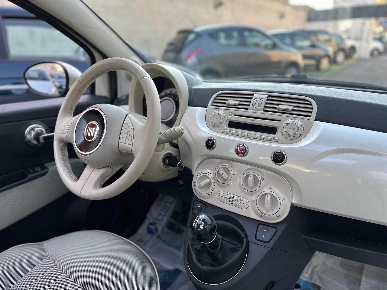 Fiat 500 1.2benz. “TETTO APRIBILE” Km80.000- 2009