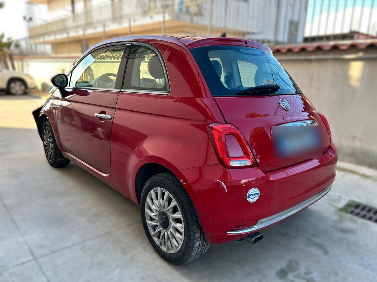 Fiat 500 1.2 Benzina - 2017 Incidentata