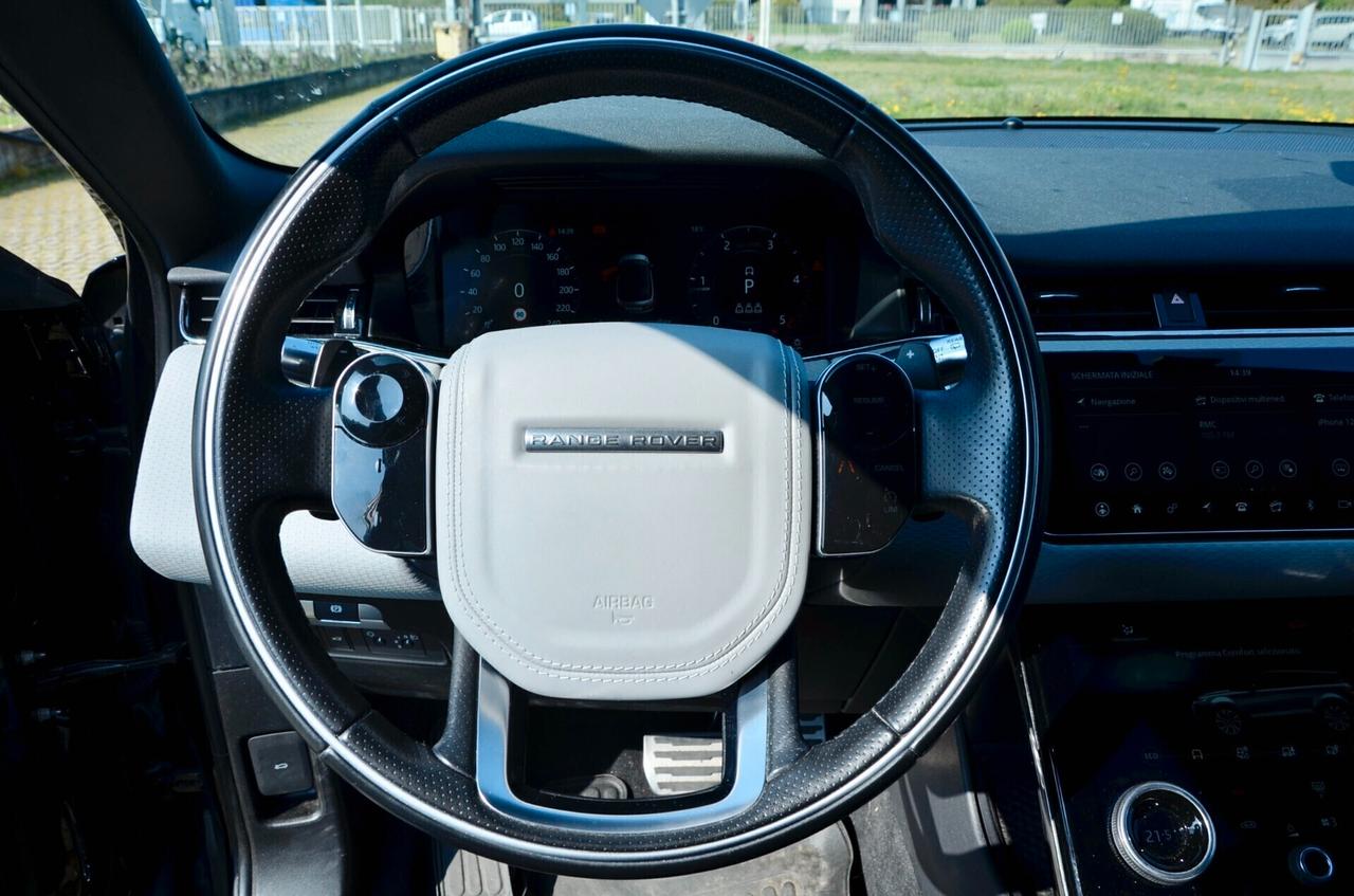 LAND ROVER RANGE ROVER EVOQUE 2.0d i4 MHEV R-DYNAMIC SE AWD 150cv AUT, UFF ITALIANA, SERVICE CON FATTURE, RETROCAMERA, APPLE ANDROID, 20", PERMUTE