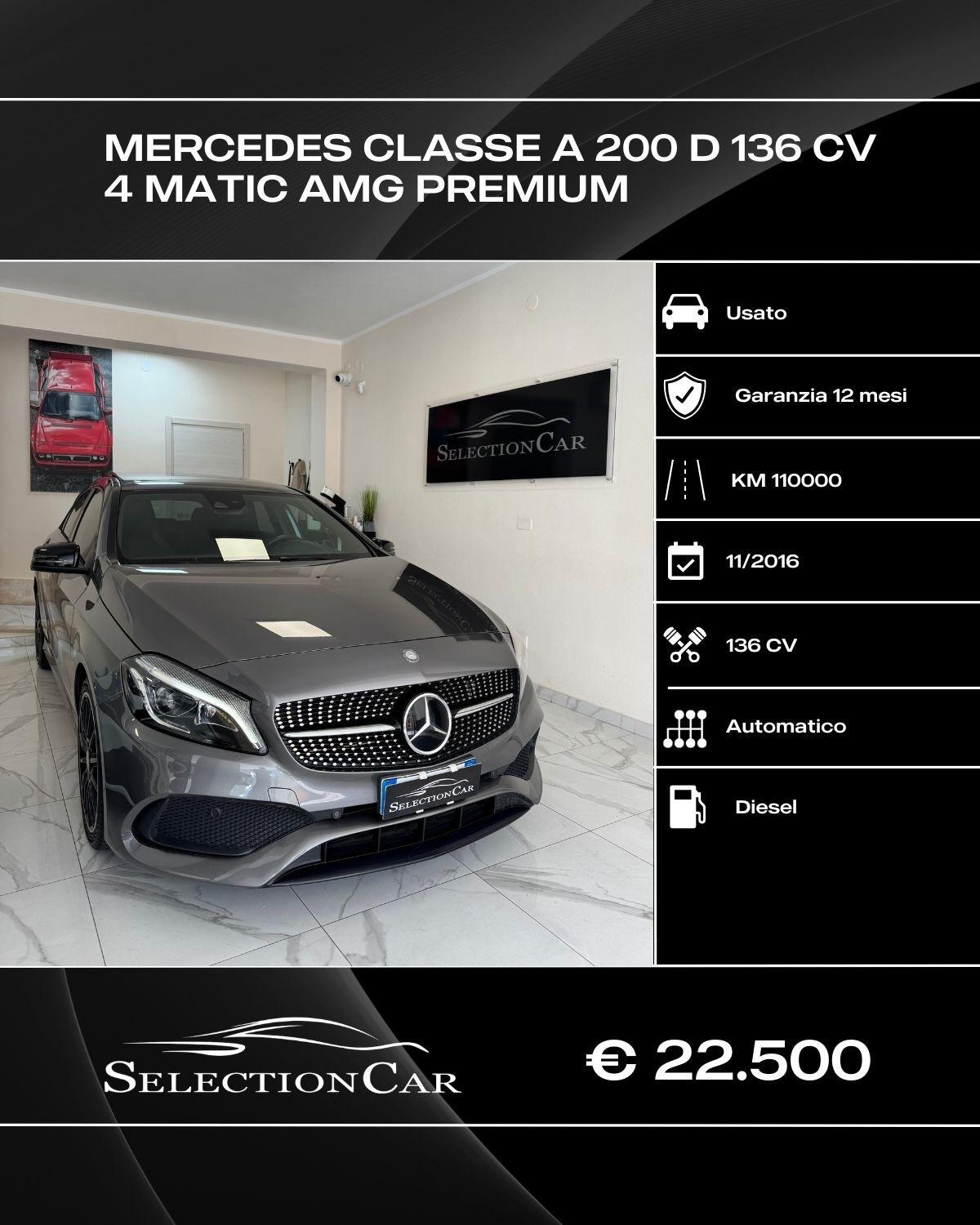 Mercedes-benz A 200 d Automatic 4Matic Premium