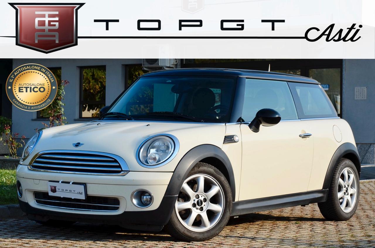 MINI COOPER 1.6 120cv, UFF ITALIANA, BICOLOR, A/C, PERMUTE