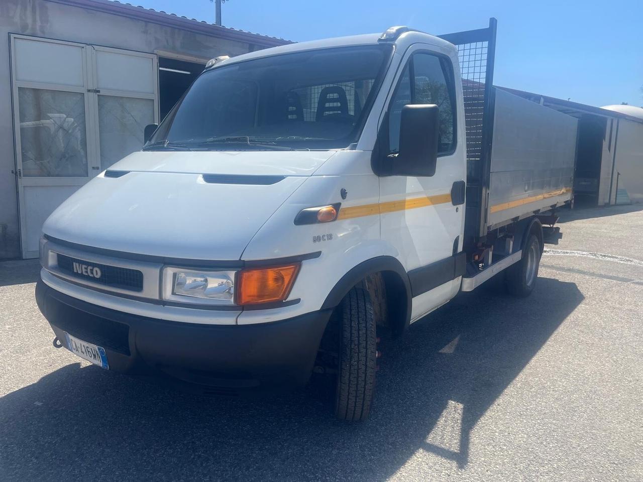 Iveco Daily 50c13 cassone ribalt/tril-2002