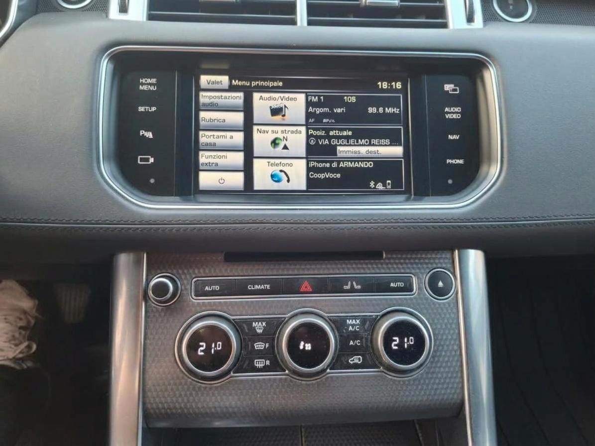 Land Rover Range Sport 3.0 SDV6 Autobiography Dynamic 300CV - GANCIO TRAINO, MONITOR POSTERIORI, PEDANE LATERALI AUTOMATICHE, IPER FULL!