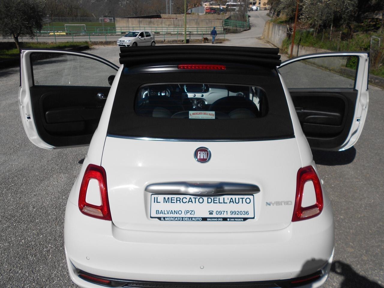 500C(my'22)1.0ie,HYBRID(24mesi di GARANZIA)SPORT