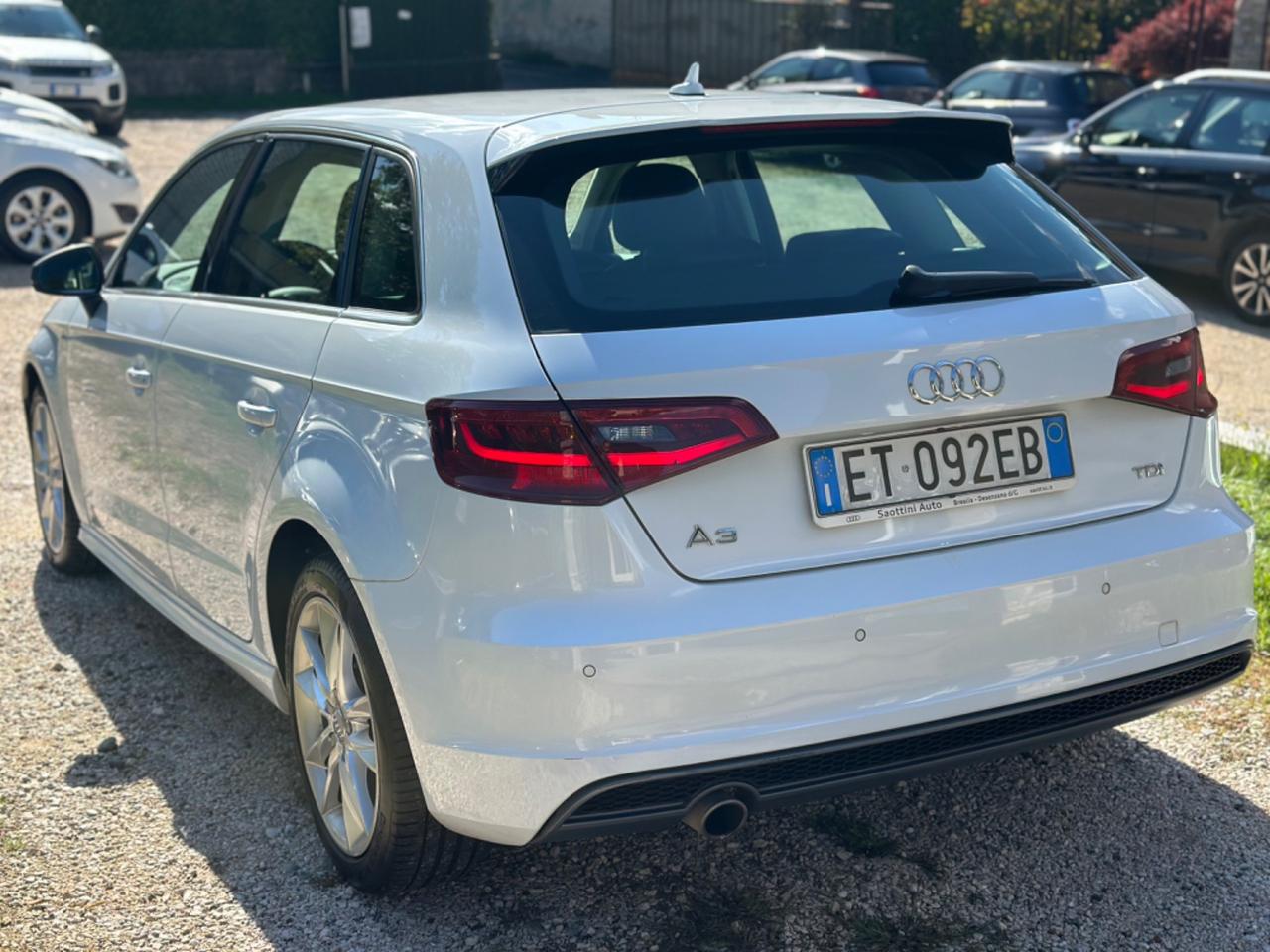 Audi A3 1.6 TDI SLINE KMCERT GARANZ UNICOPR