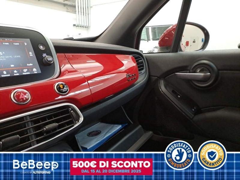FIAT 500X 1.5 T4 HYBRID (RED) 130CV DCT