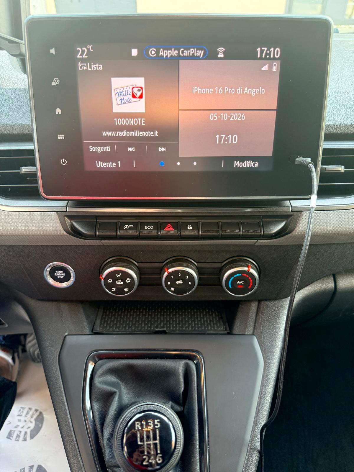 NISSAN VAN 1.3 130CV N-CONNECTA L1H1 3P PP2B PLS *CARPLAY/TELECAMERA/SENSORI/C.C. ADATTIIVO/