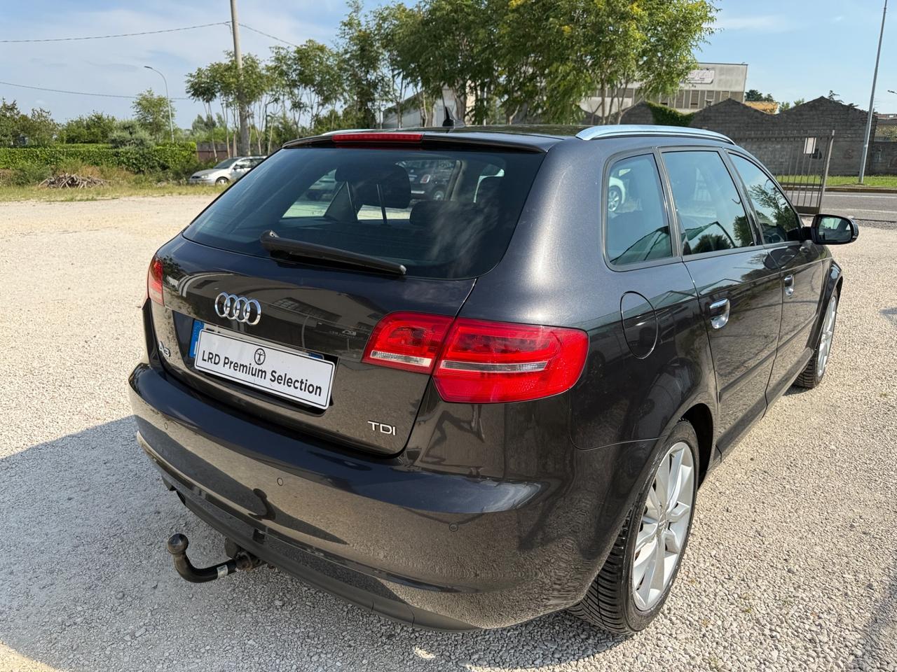Audi A3 Sportback 2.0 tdi Ambition unico prop LED+NAVI+CERCHI