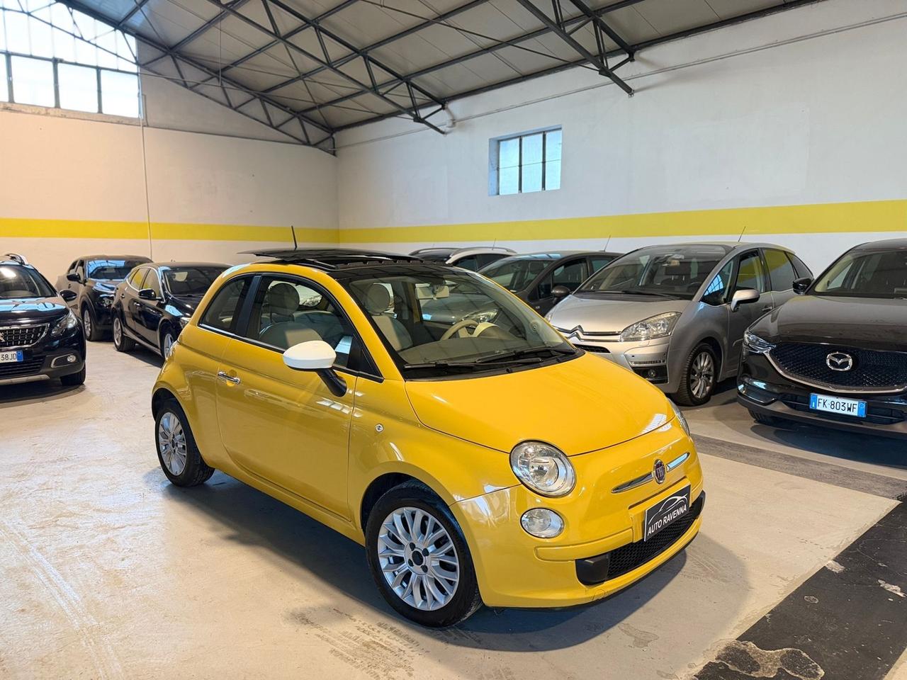 Fiat 500 Tetto panoramico perfetta 2014