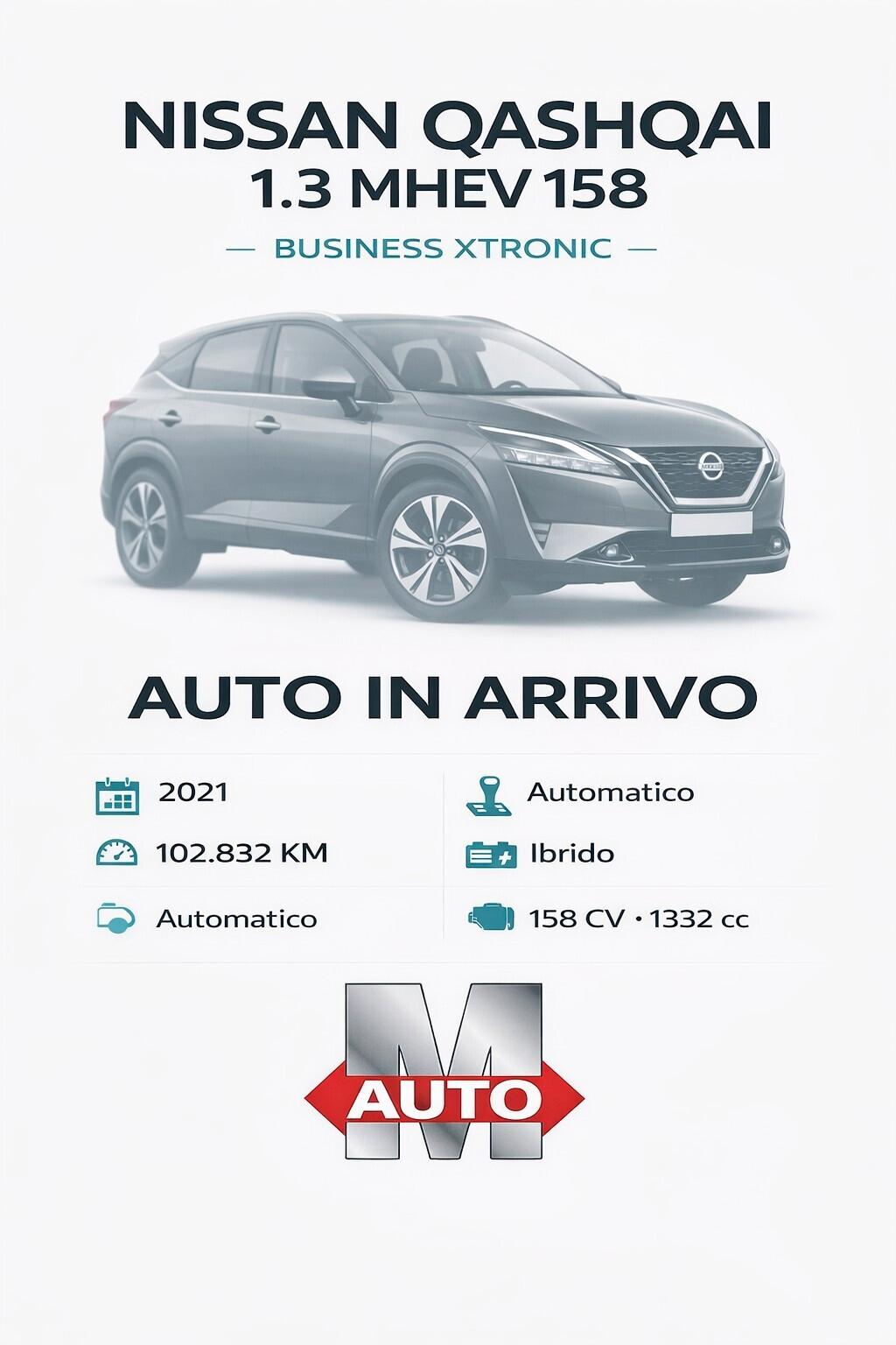 Nissan Qashqai 1.3 MHEV 158CV Xtronic Business 2021