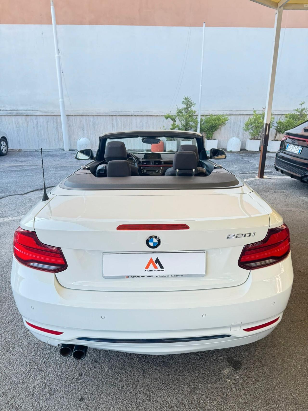 BMW 220I SPORT CABRIO **PREZZO REALE**