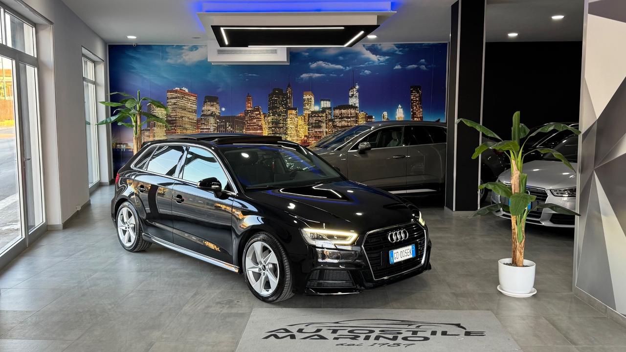 Audi A3 SPB 2.0 TDI S-Line Tetto Apribile-2018