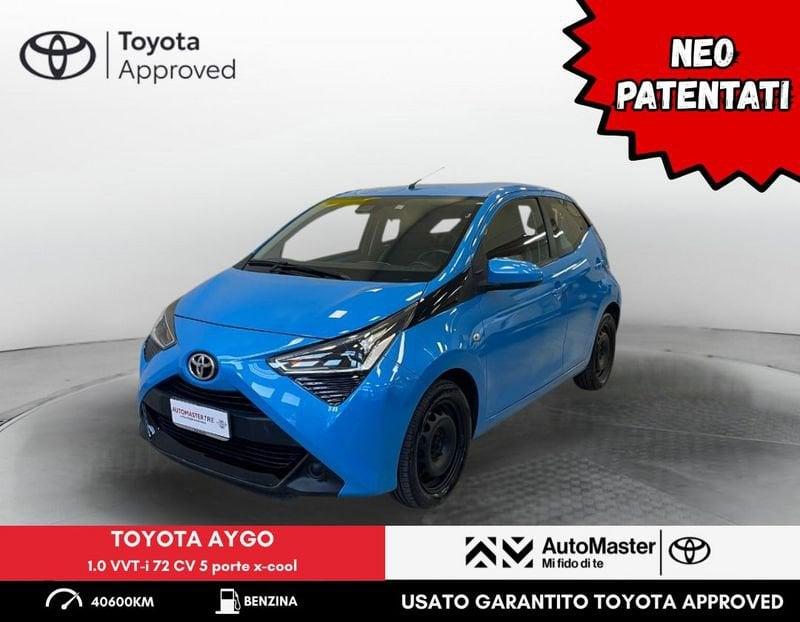 Toyota Aygo Aygo 1.0 VVT-i 72 CV 5 porte x-cool - NEOPATENTATI