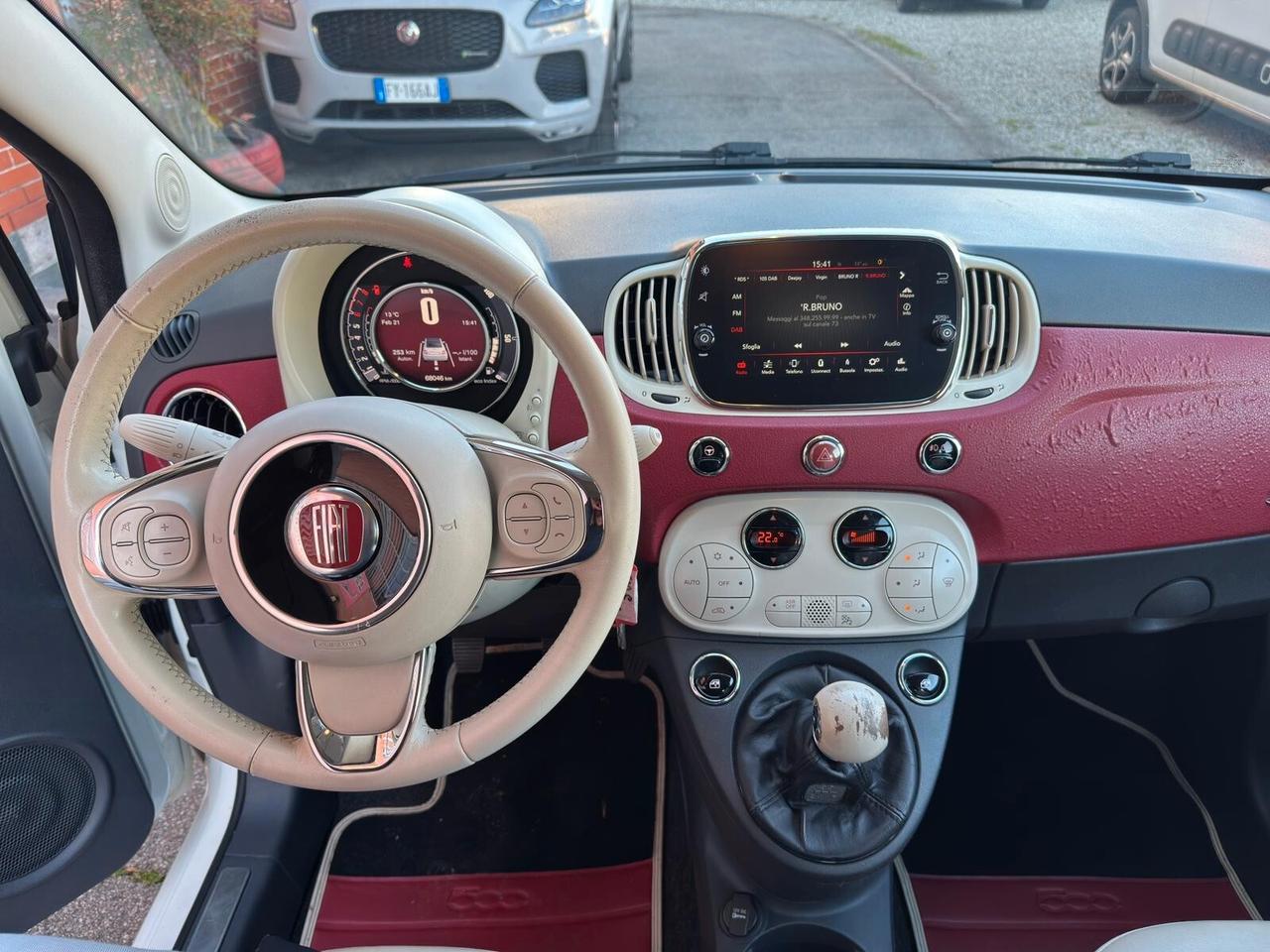 Fiat 500 C 1.2 Lounge 69CV PELLE FRAU