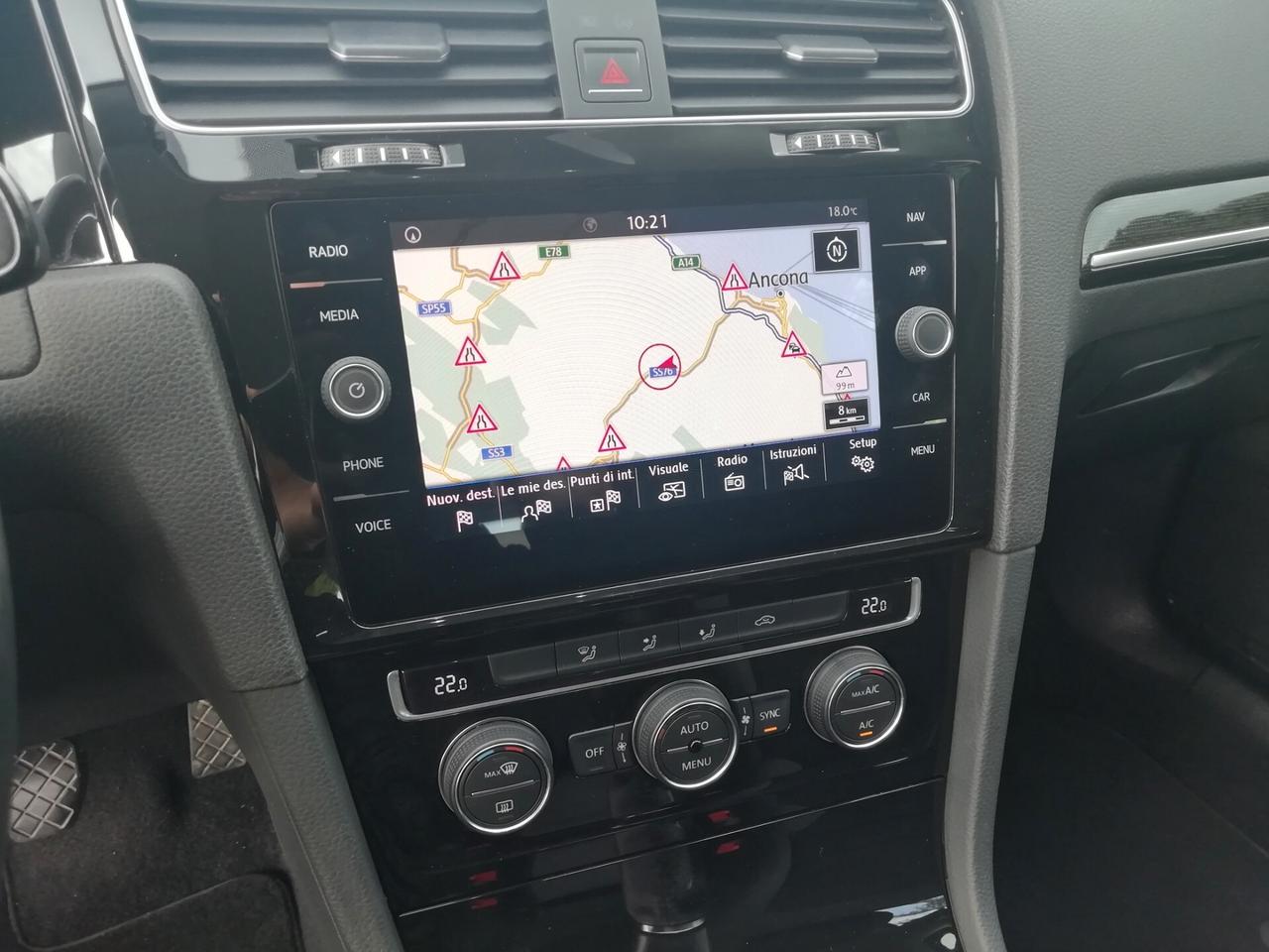 Volkswagen Golf 1.4 TGI 5p. Executive BlueMotion "UNICO PROPRIETARIO"