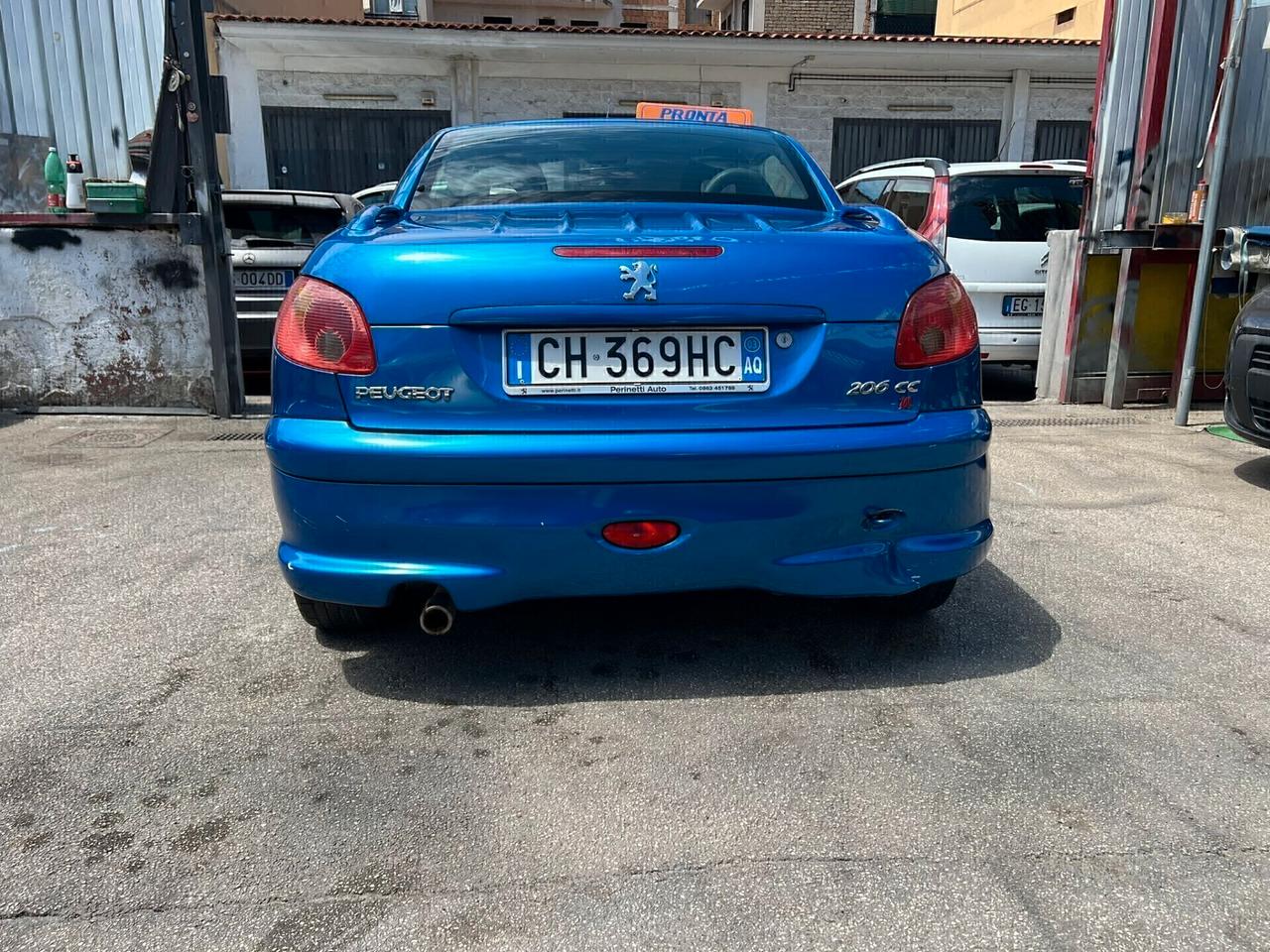 Peugeot 206 1.6 benzina Anno 2004