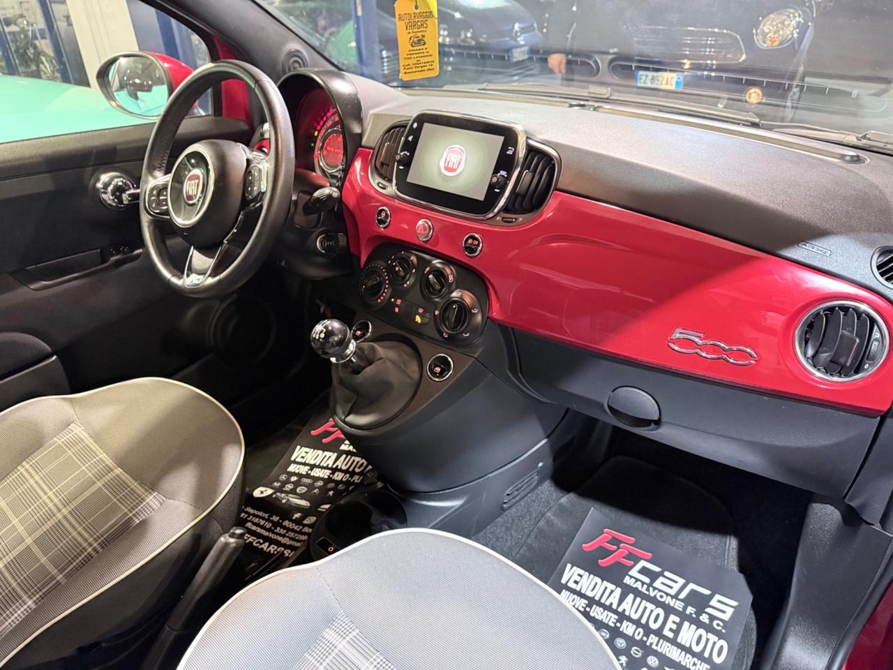 Fiat 500 1.0 Hybrid Red