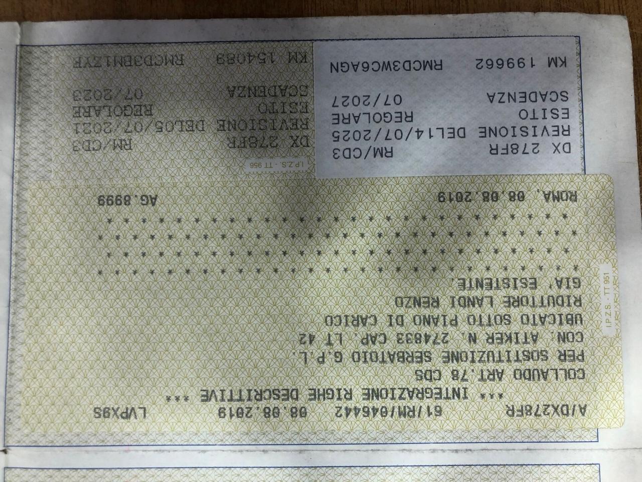 Dacia Sandero GPL SCADENZA GPL 2029