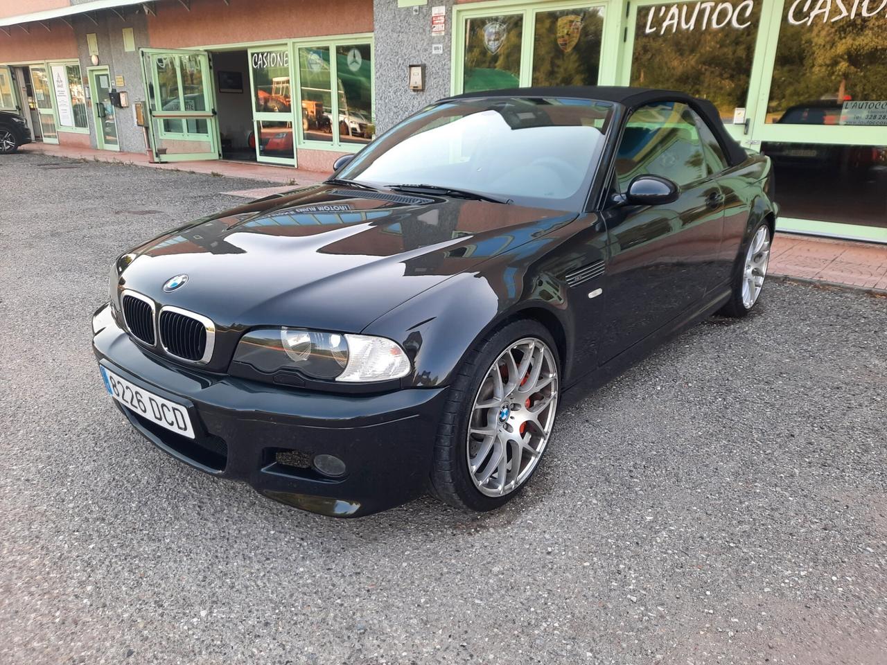 Bmw M3 E46 3.2i 343CV MANUALE !!!! Cabrio ISCRITTA ASI !!!! IMMATRICOLATA !!!!!