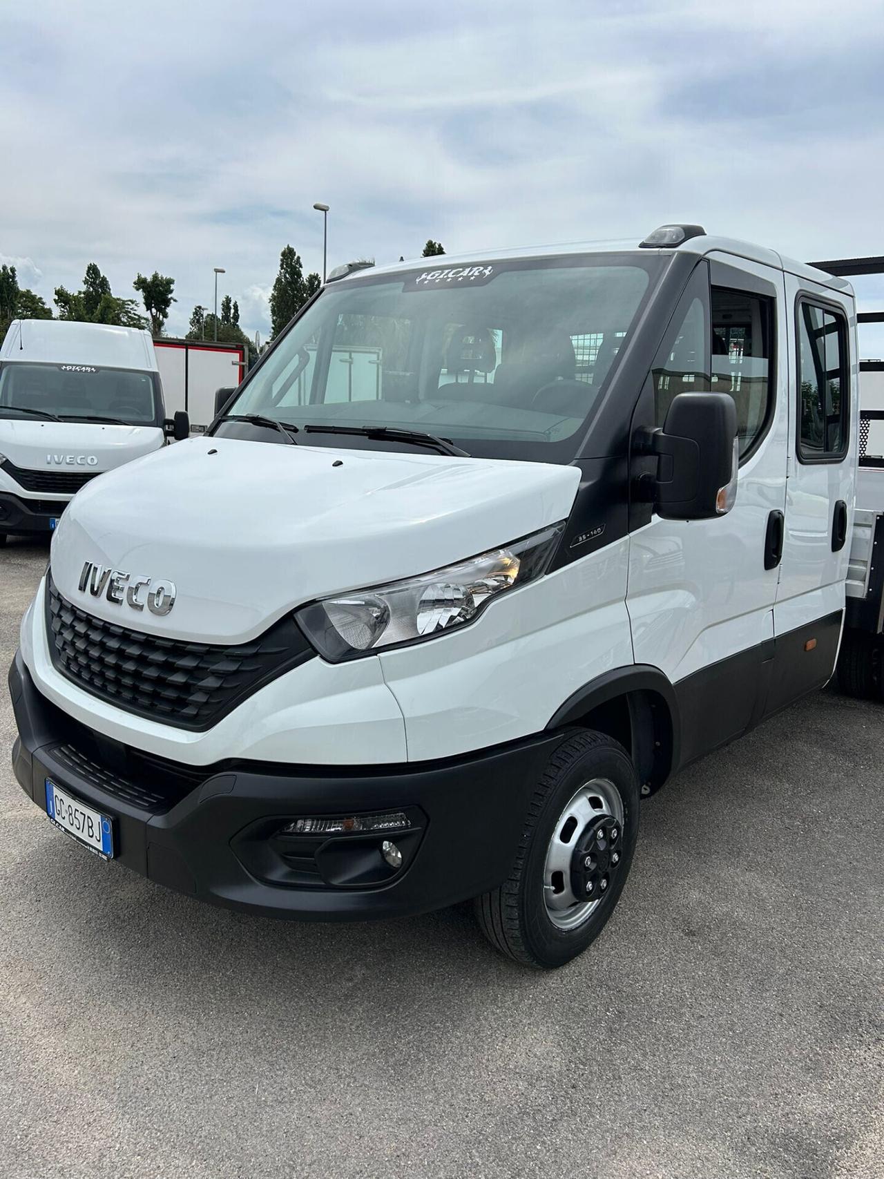 Iveco daily 35c14 anno 2021 doppia + cassone e.6