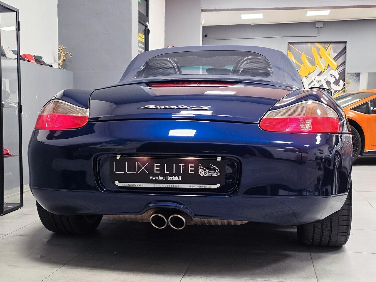 Boxster 3.2 S MANUALE _ BLU LAPIS _ 3.2S _ SERVICE BOOK _ PELLE ALCANTARA _ GARANZIA 12 MESI