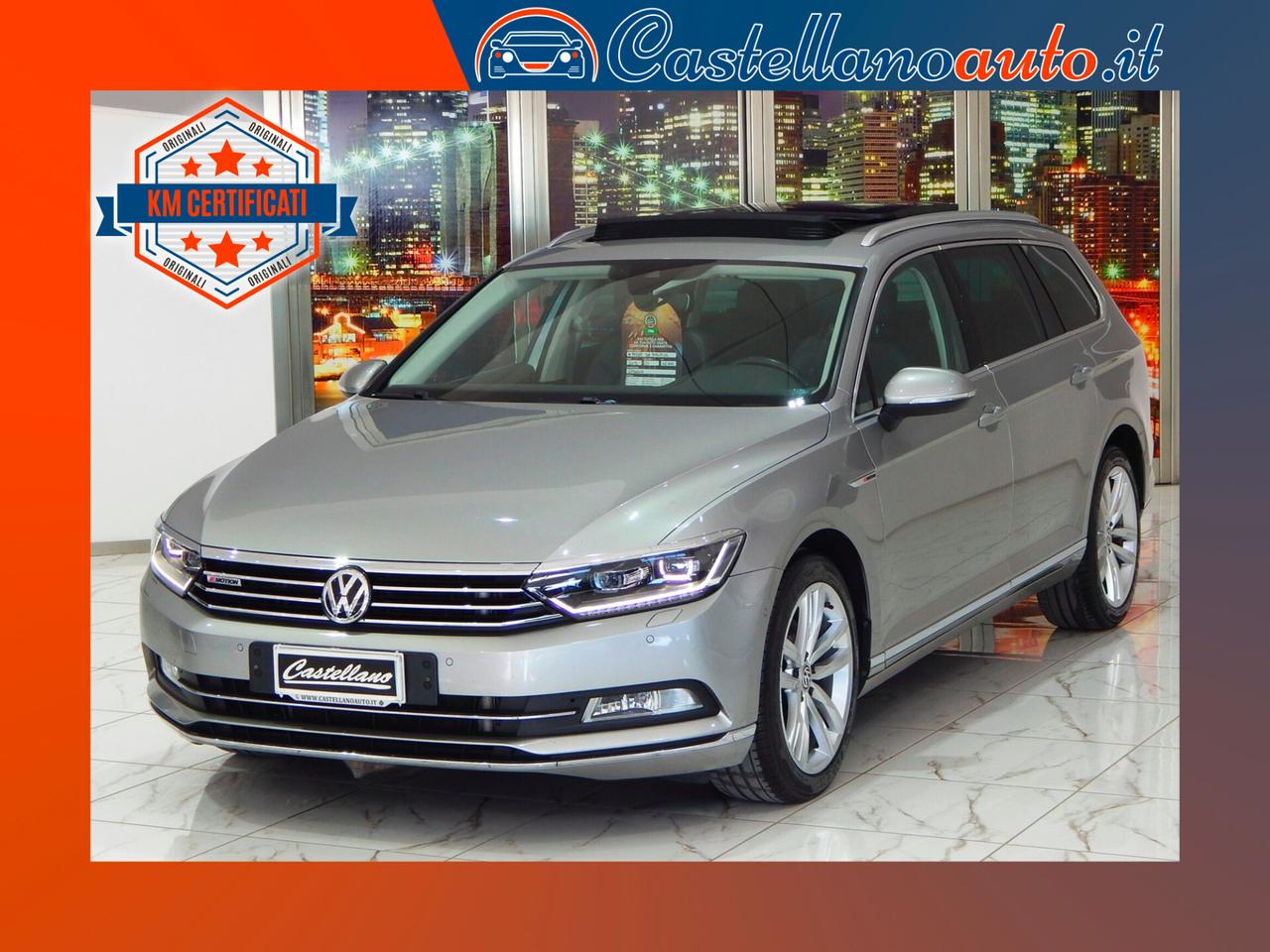 Volkswagen Passat Variant 2.0 TDI Highline 4motion 190cv DSG TETTO-NAVI-PELLE-LED