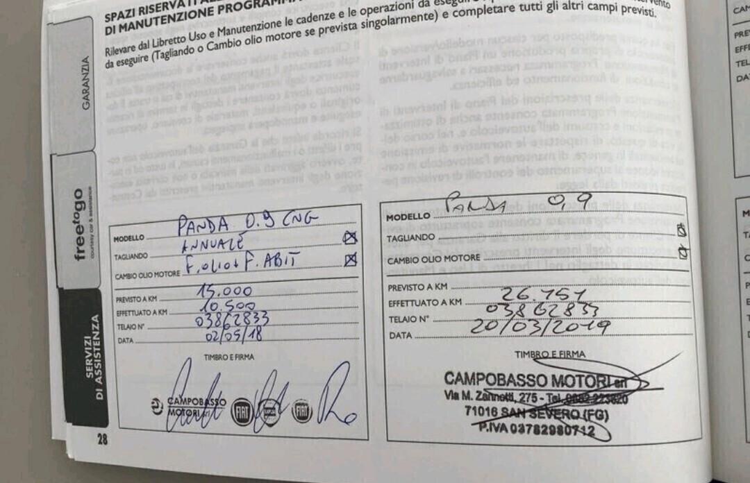 Fiat Panda 0.9 TwinAir Turbo Natural Power Easy