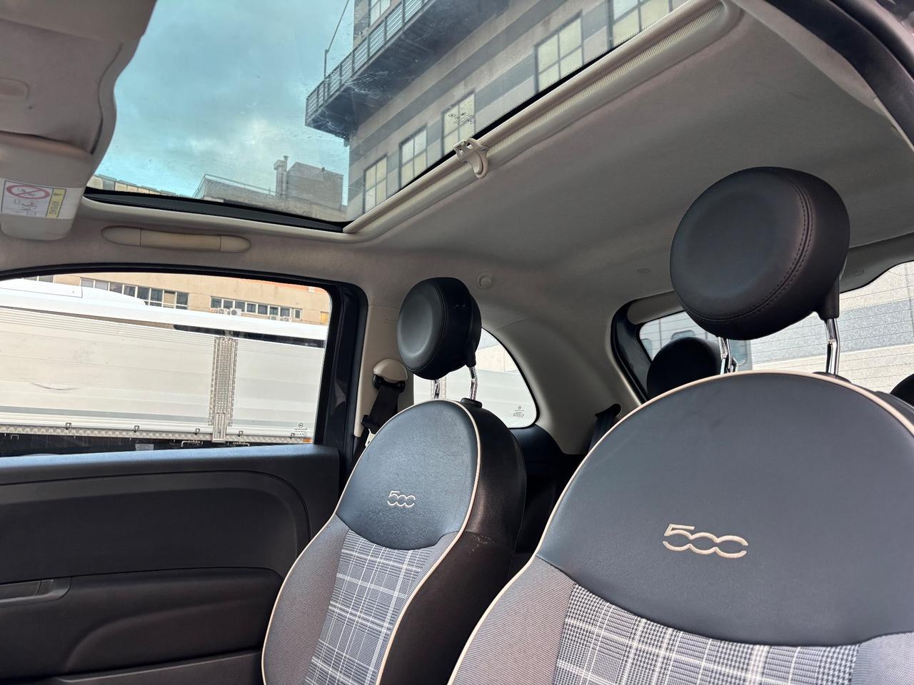 FIAT 500 1.2 BENZINA LOUNGE 69cv TETTO PANORAMICO NEOPATENTATI OK