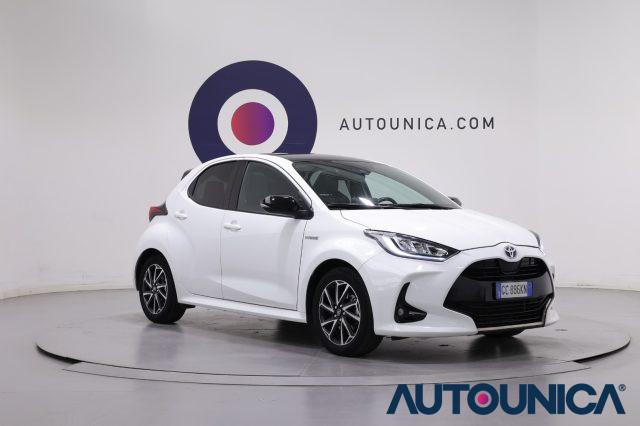 TOYOTA Yaris 1.5 HYBRID 5 PORTE LOUNGE FARI LED TETTO PANORAMA