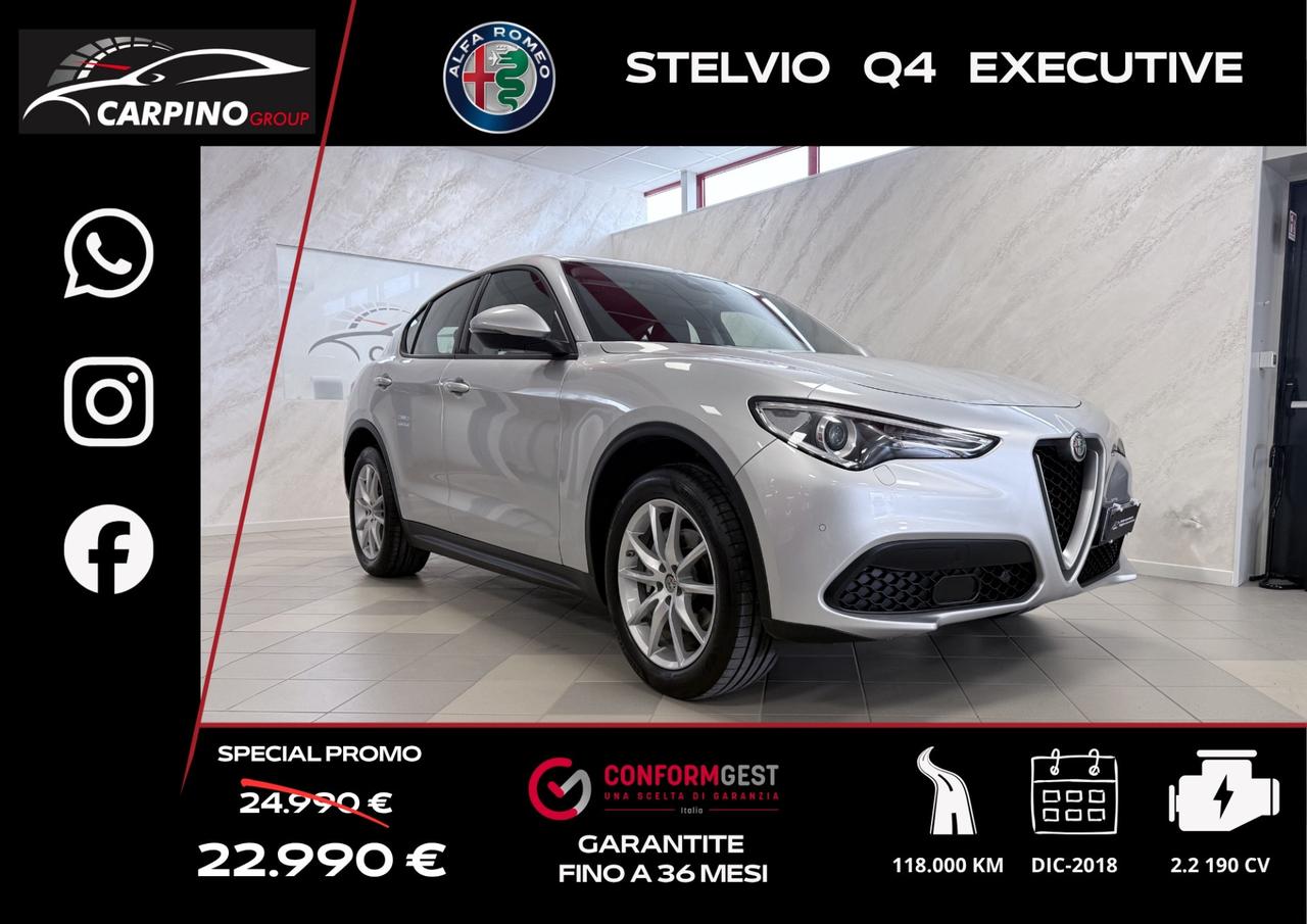 Alfa Romeo Stelvio 2.2 Turbodiesel 190 CV AT8 Q4 Executive