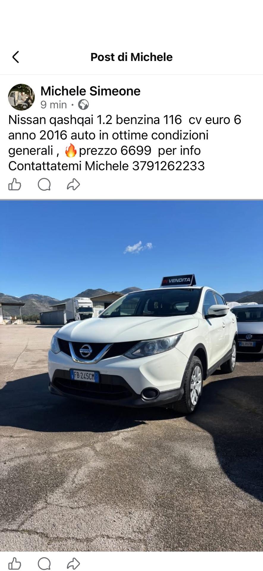 Nissan Qashqai 1.2 DIG-T Acenta