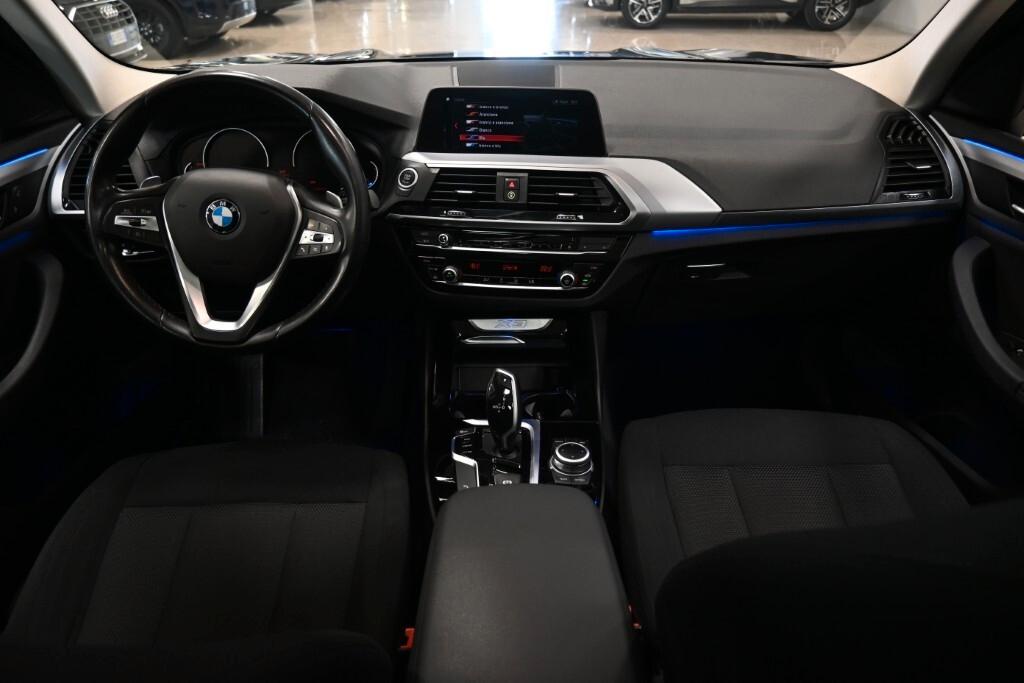 BMW X3 18D 150CV STEPTRONIC 48V S-DRIVE BUSINESS ADVANTAGE ( FARI LED - AMBIENT LIGHT - TETTO PANORAMICO APR. - NAVI - CARPLAY - PDC - CERCHI 18 ) KM 36000