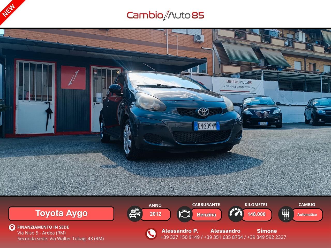 Toyota Aygo 1.0 12V VVT-i 5 porte Lounge Connect MMT