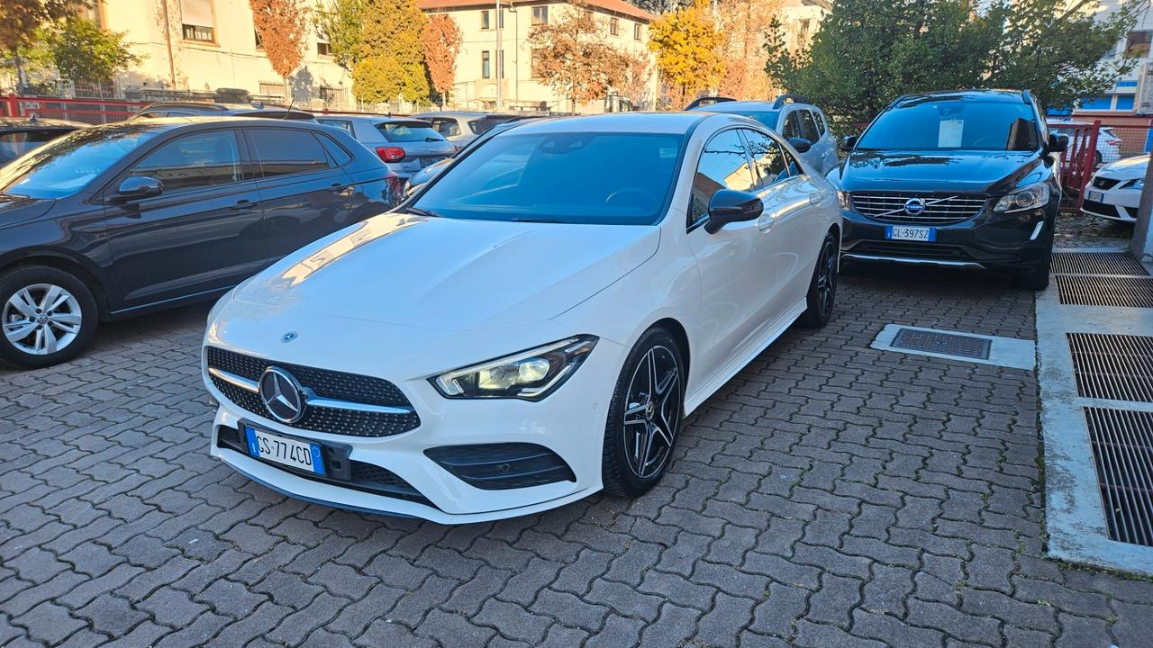 Mercedes-benz CLA 200 Coupe Premium AMG auto 163CV NAVY-CAM-SED.RISC