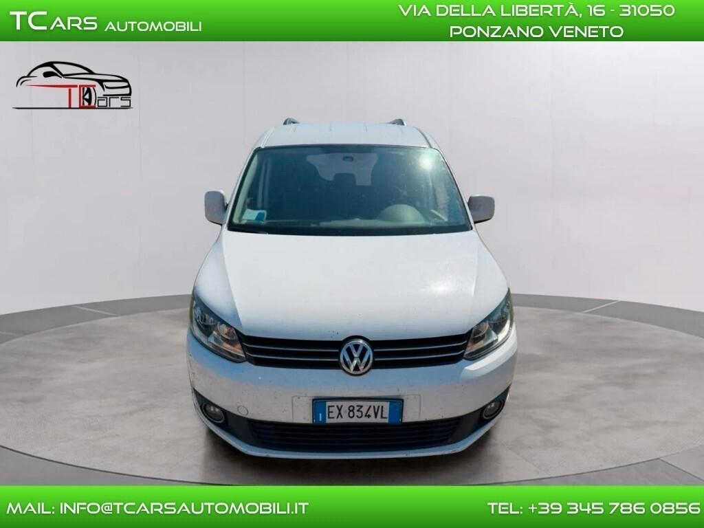 VOLKSWAGEN CADDY 2.0 METANO-5 POSTI-KM CERTIFICATI