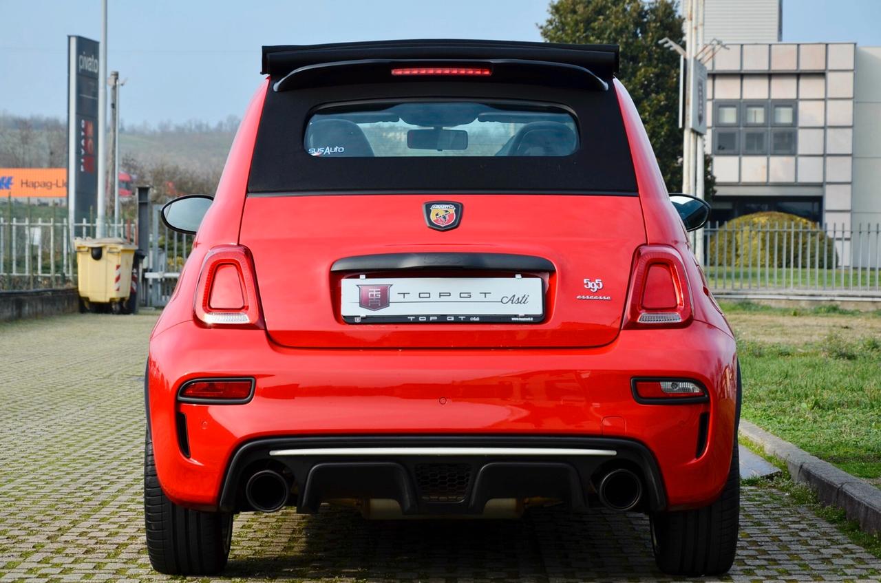 ABARTH 595C 1.4 T-JET ESSEESSE 180cv AUT, PARI AL NUOVO, UFF ITALIANA, AKRAPOVIC, SEDILI IN CARBONIO, 17", PERMUTE