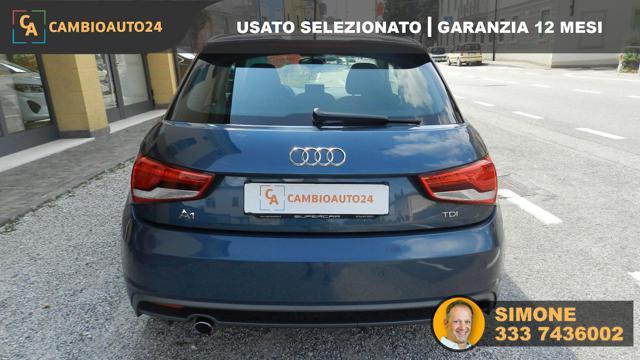 AUDI A1 SPB 1.6 TDI 116 CV Admired+Sline Esterno Cerchi17°