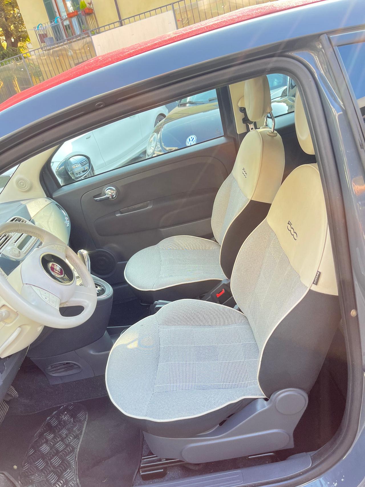 FIAT 500 C - 1.2 LOUNGE - BENZINA - CAMBIO AUTOMATICO - CABRIO - ANCHE PER NEOPATENTATI