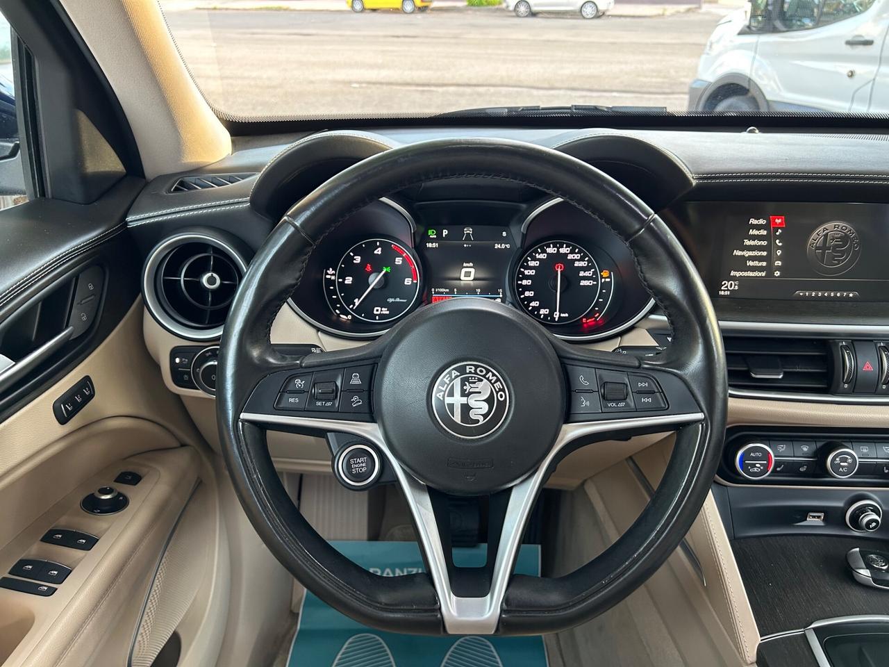 Alfa Romeo Stelvio Q4 KM. 67.000! 2.2 JTD 210 CV LUSSO