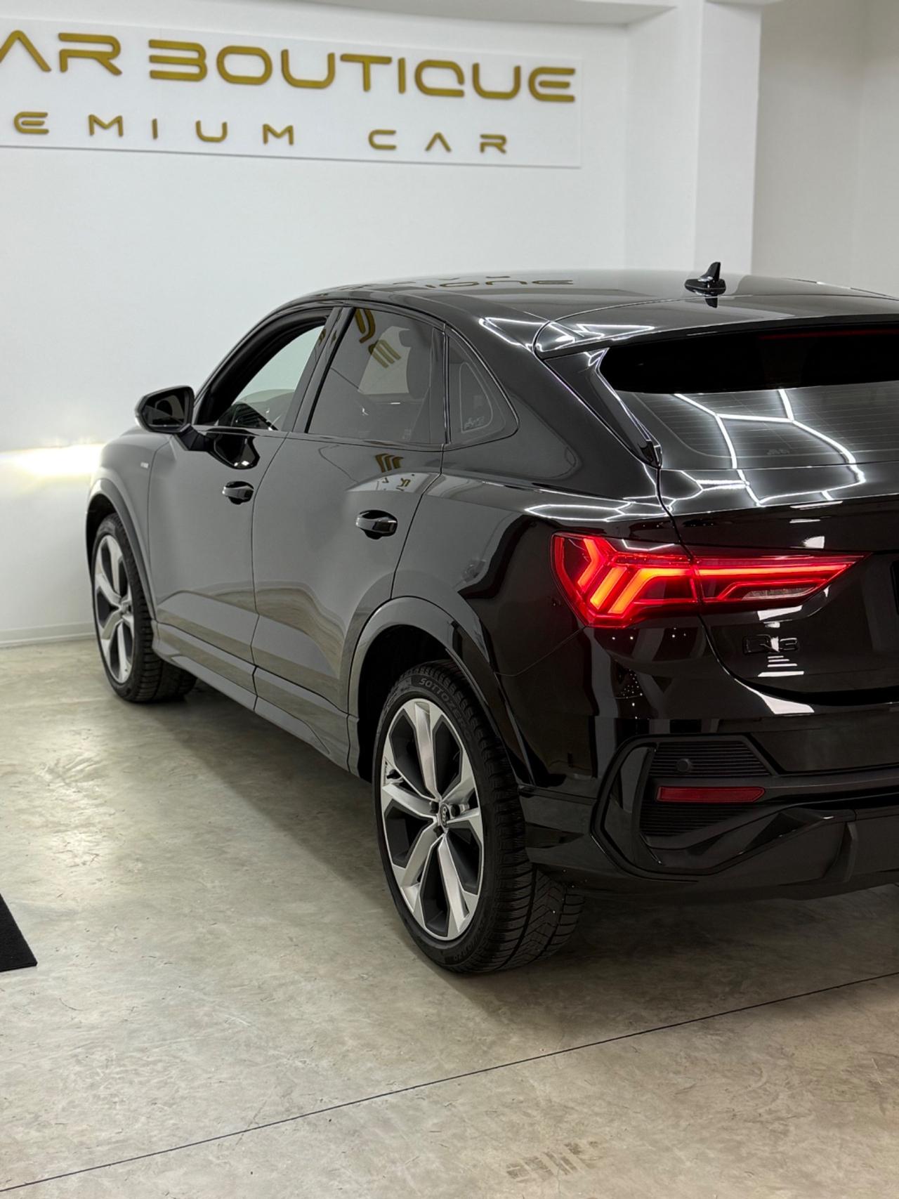 Audi Q3 Sportback 35 TDI S line edition Black Identity Ita Iva Esposta