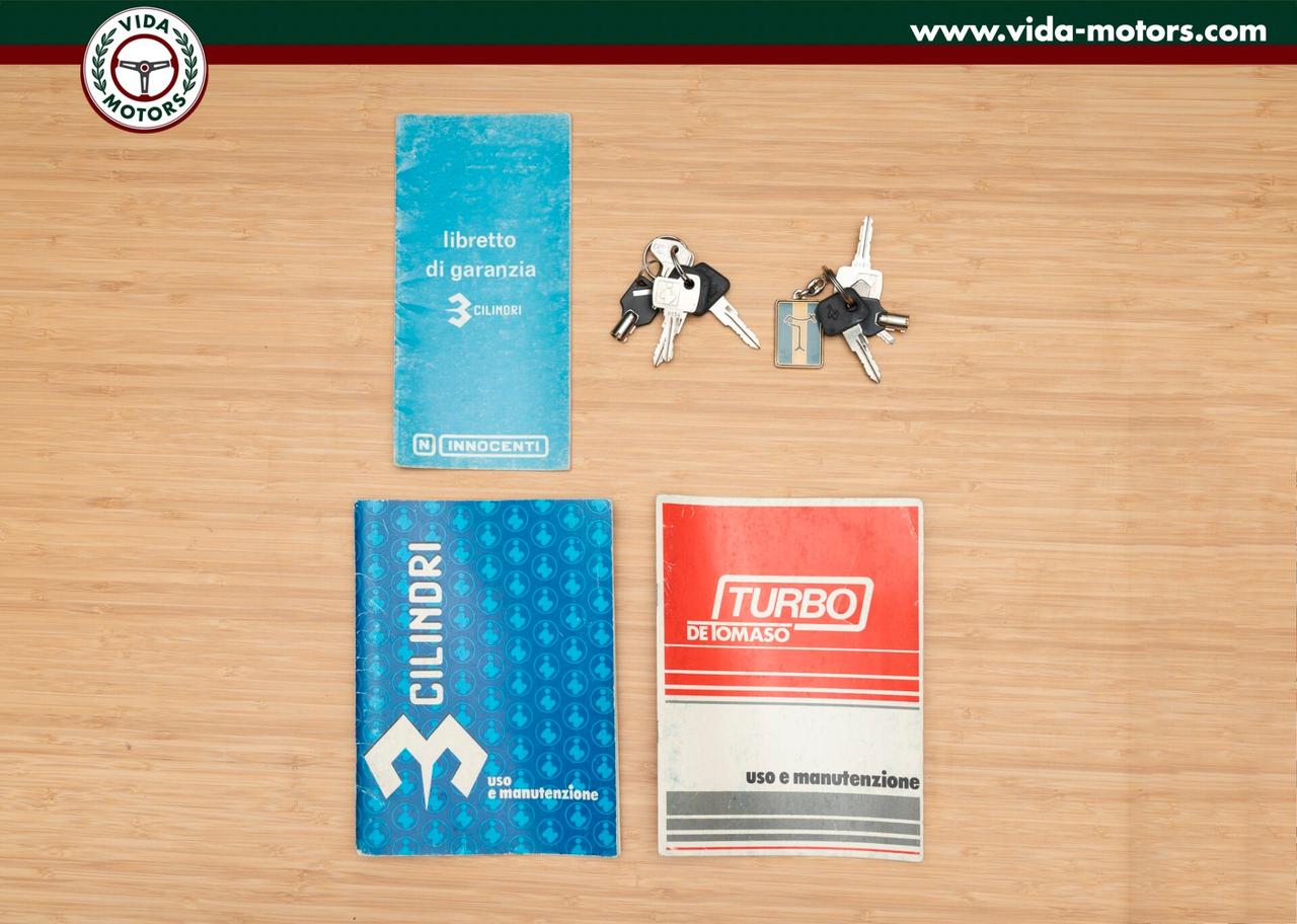 Innocenti Mini Turbo De Tomaso * TARGA ORO * 55.000 KM * TAGLIANDATA