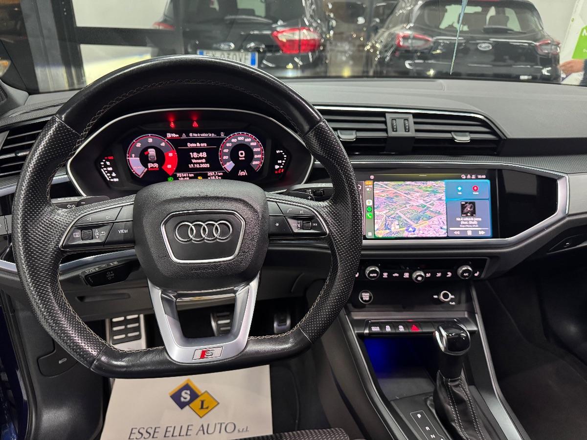 AUDI Q3 SPORTBACK 35 TDI 3XS-LINE QUATTRO TETTO/ LUCI AMBIENTE/ LED/ RADAR