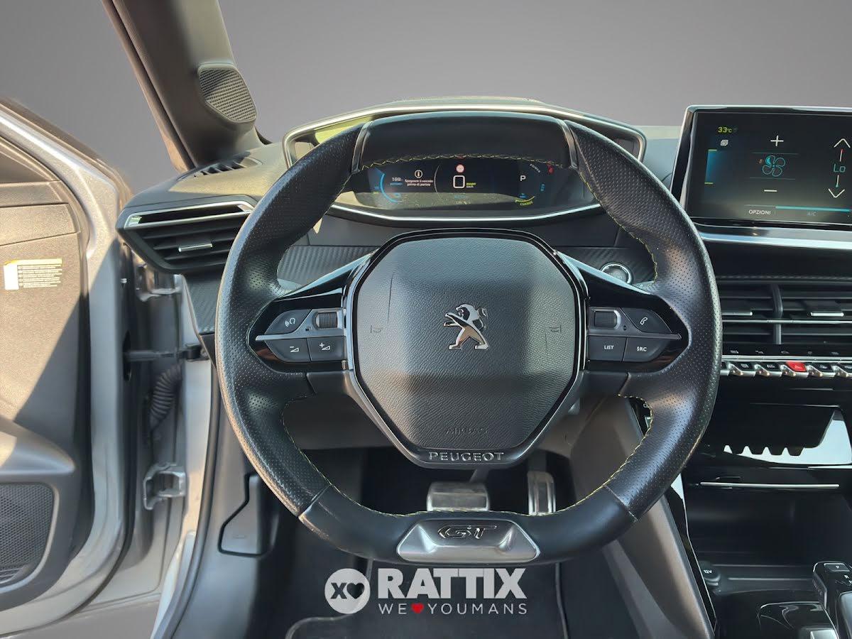 Peugeot e-208 motore elettrico 100KW GT Pack